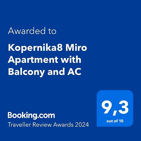 Kopernika8 Miro Apartment With Balcony And Ac Krakow Dış mekan fotoğraf